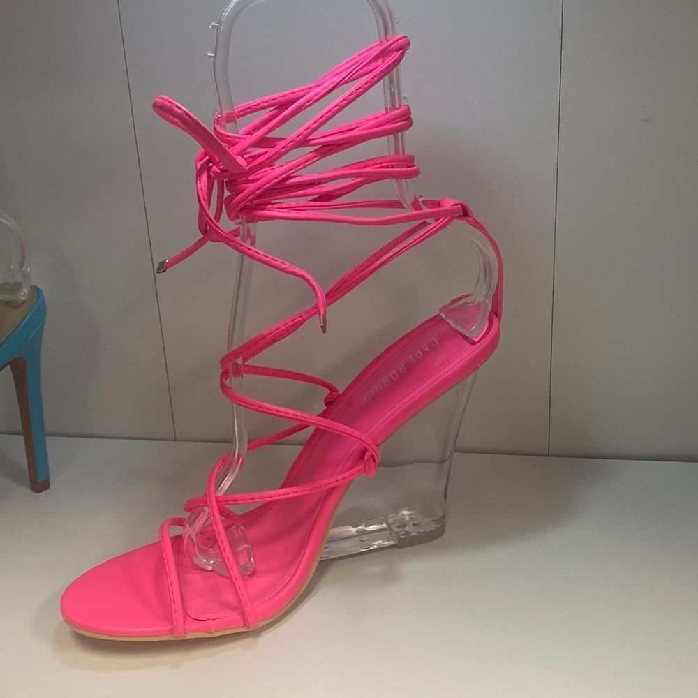 COPY - Neon pink wedge